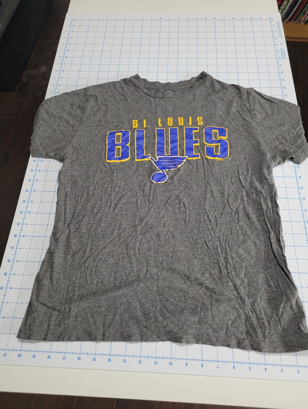 St. Louis Blues Gray Graphic Tee